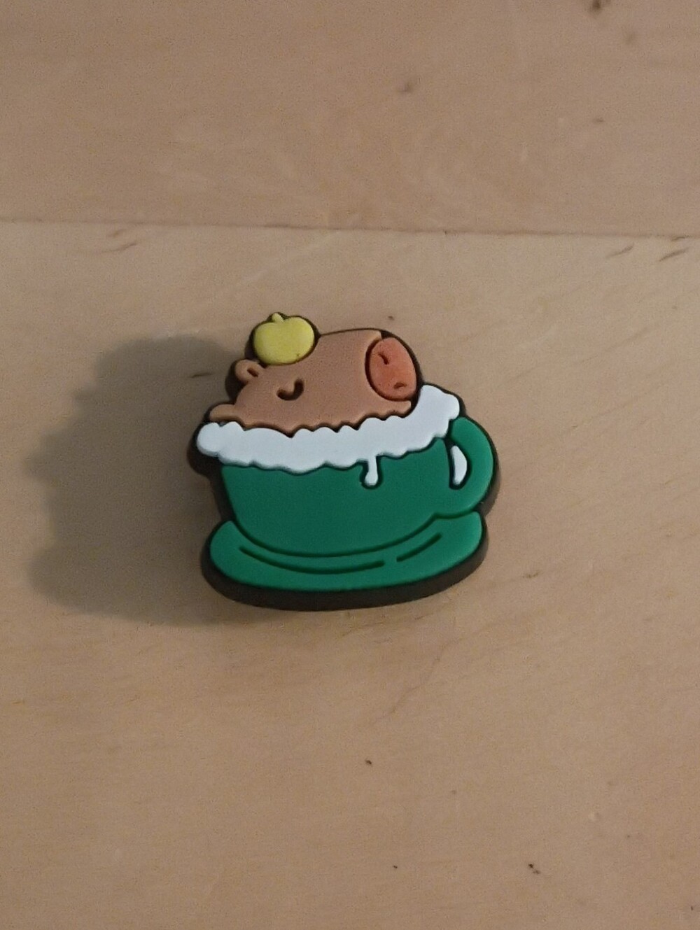 10 for $10 Jibbitz Croc Charms - Capybara In Green Tea Cup 2 - New Shoe Charms